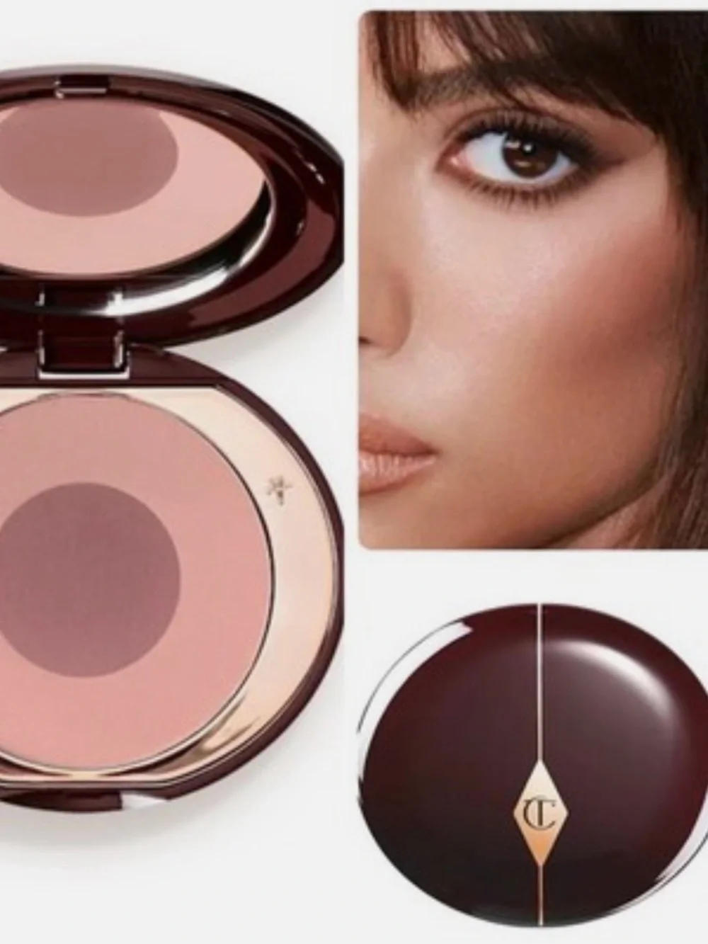 NWOB Charlotte Tilbury Cheek to Chic Blush Duo in Sex on Fire